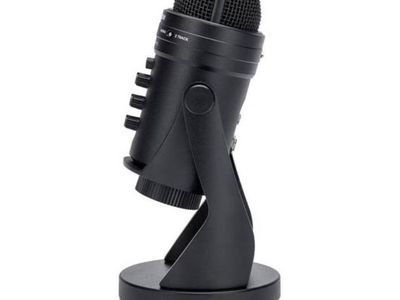 Samson G-Track Pro Professional USB Microphone with Audio Interface - Black