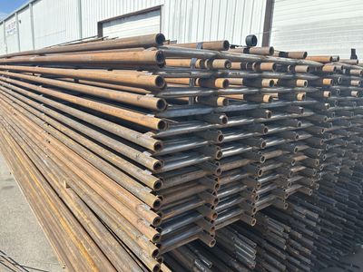 Heavy Duty! Continuous Fence Panel 1-1/2" OD 5 rail - 10 gauge+ wall thickness 4' x 20' $235.00 each