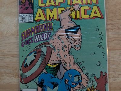 Marvel Comics Captain America #365 December 1989