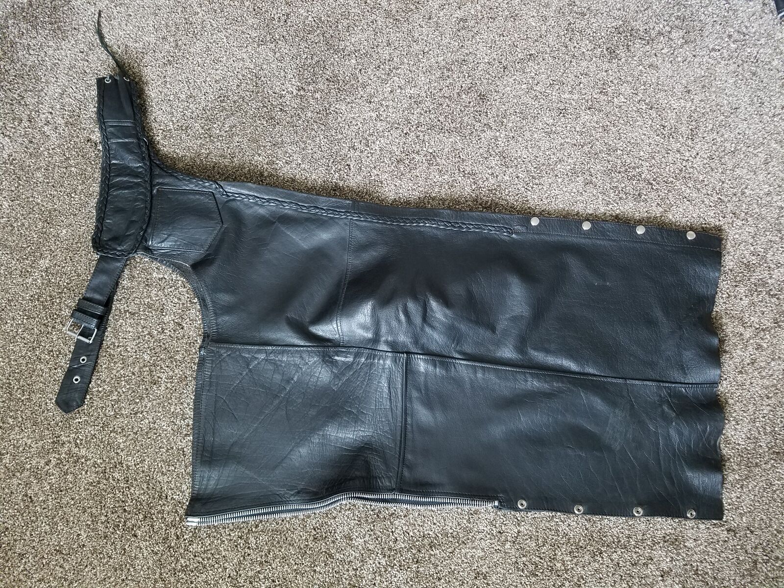Men’s Leather Motorcycle Chaps