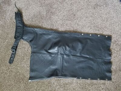 Men’s Leather Motorcycle Chaps