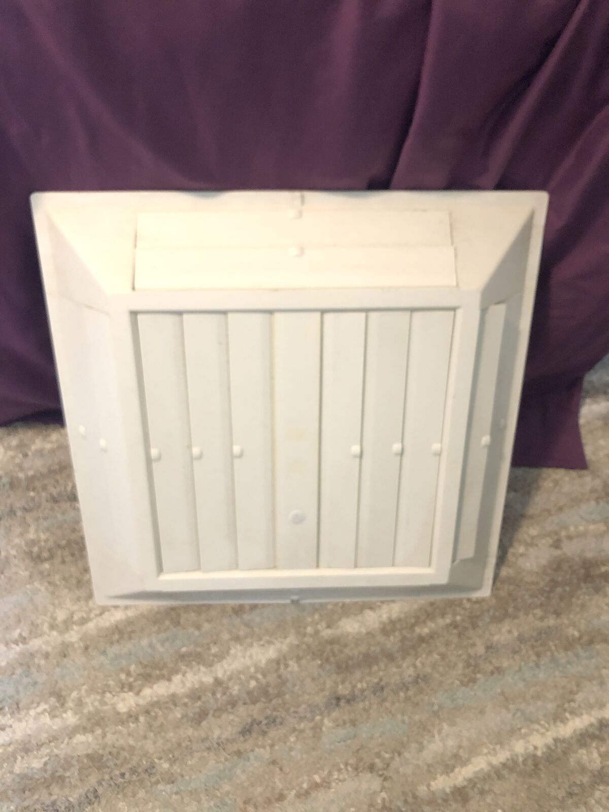 Evaporative Cooler Grille 6-Way White 3½"H x 22"W x 22"L