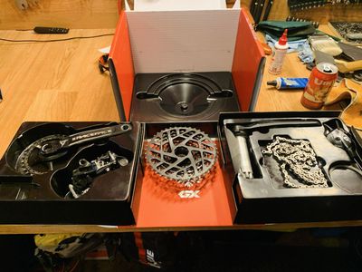 SRAM GX 11 speed group set (mostly)