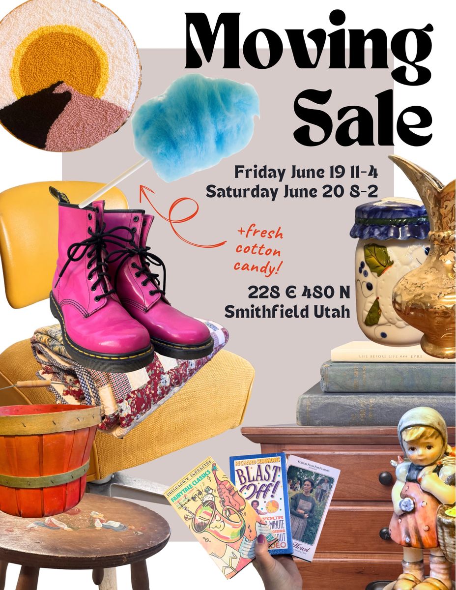 Estate Style Moving Sale - Books, Furniture, Vintage, Home Decor, Tools, and More!