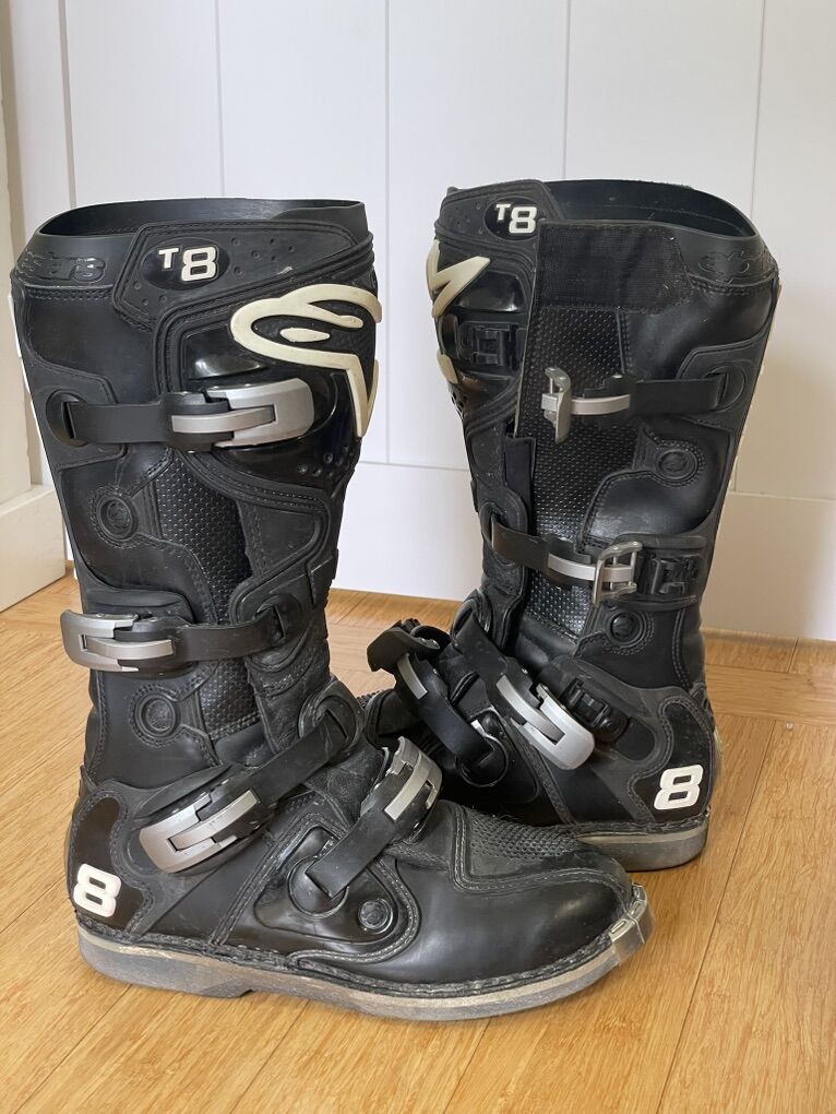 Alpinestars Tech 8 Motorcycle Boot Size 10