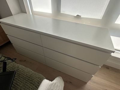 IKEA White 6 Drawer Dresser