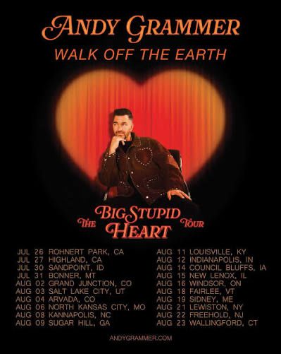 2 Andy Grammer Tickets for tonight at Red Butte Gardens