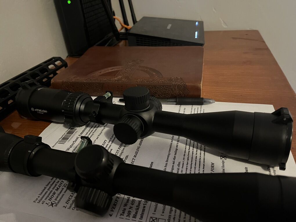 Nikon & Athlon Rifle scope