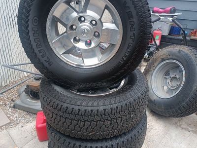 Kumho Road Venture AT51 Tires on Toyota Wheels - Set of 4 All-Terrain
