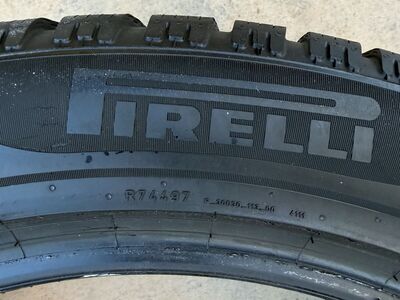 Four Pirelli Scorpion Winter 2 tires in 275/45 R21