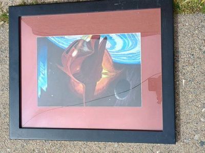zz top eliminator framed art