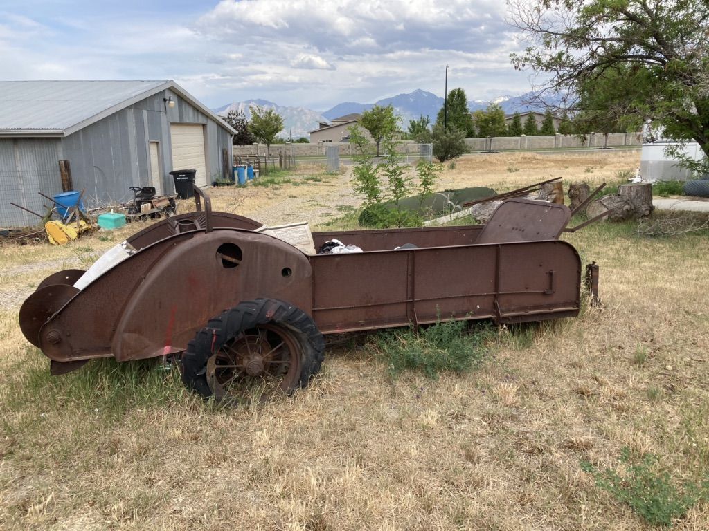 Antique Manure spreader— Yard Decor