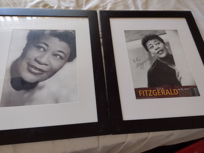 Vintage Ella Fitzgerald Framed Wall Art Set (2 Pieces) – $50, excellent condition