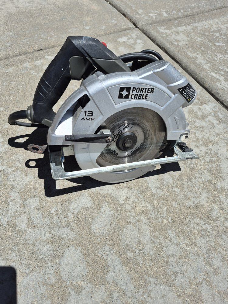 PORTER CABLE PC13CSL 13 Amp 7 1/4" Circular Saw with Laser Guide, Corded