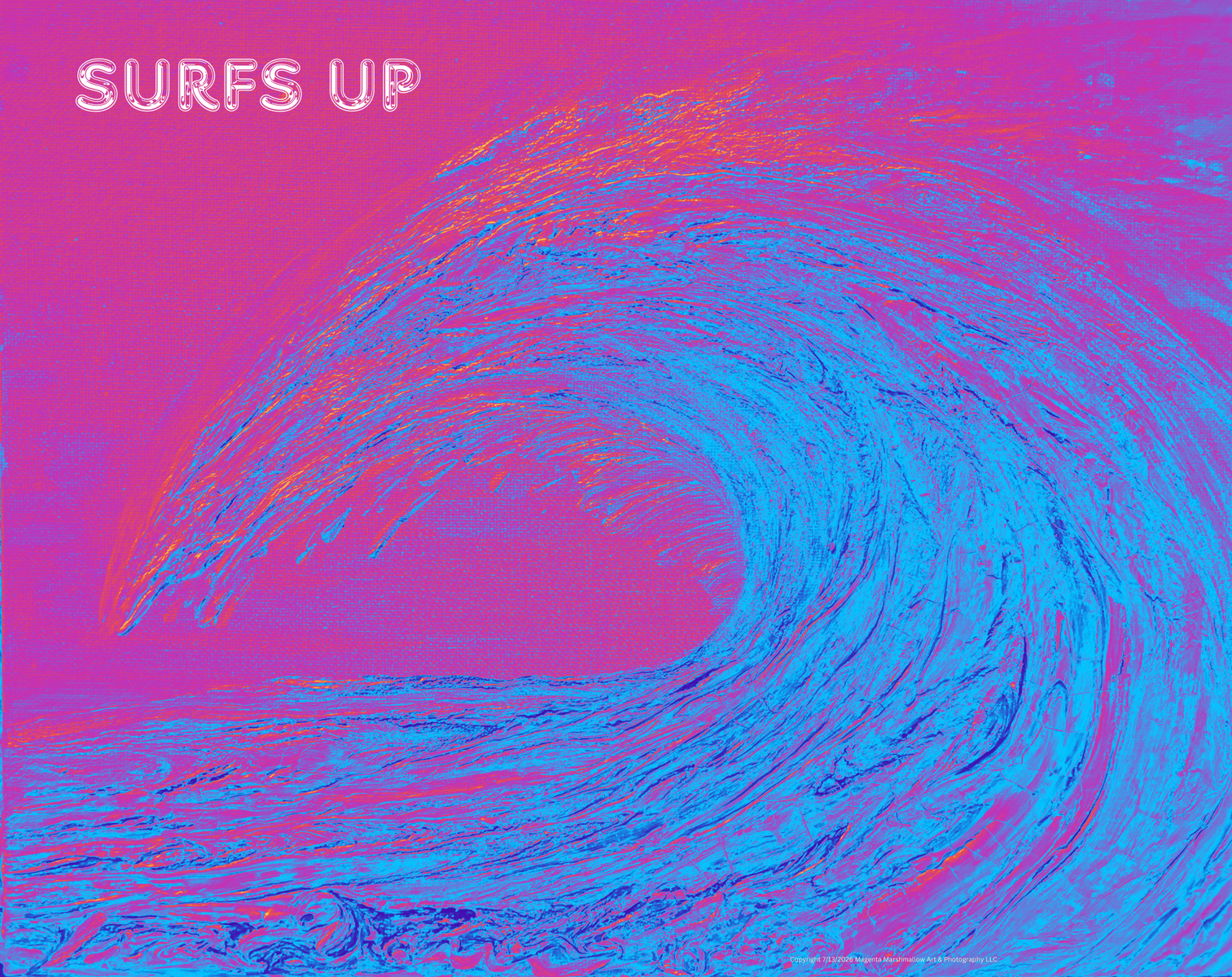 Surfs Up - Metal Print