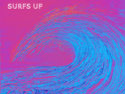 Surfs Up - Metal Print
