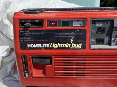 Homelite Lightning Bug XG600 Generator