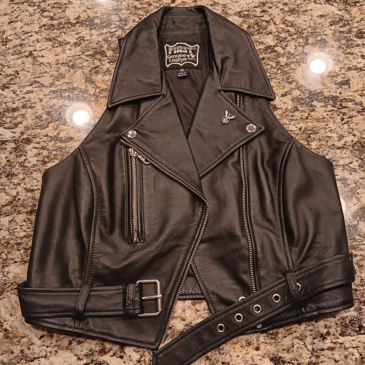 woman's motorcycle vest size medium