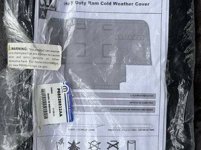 Mopar P68526832AA Heavy Duty Ram Cold Weather Cover - Genuine OEM Part, New