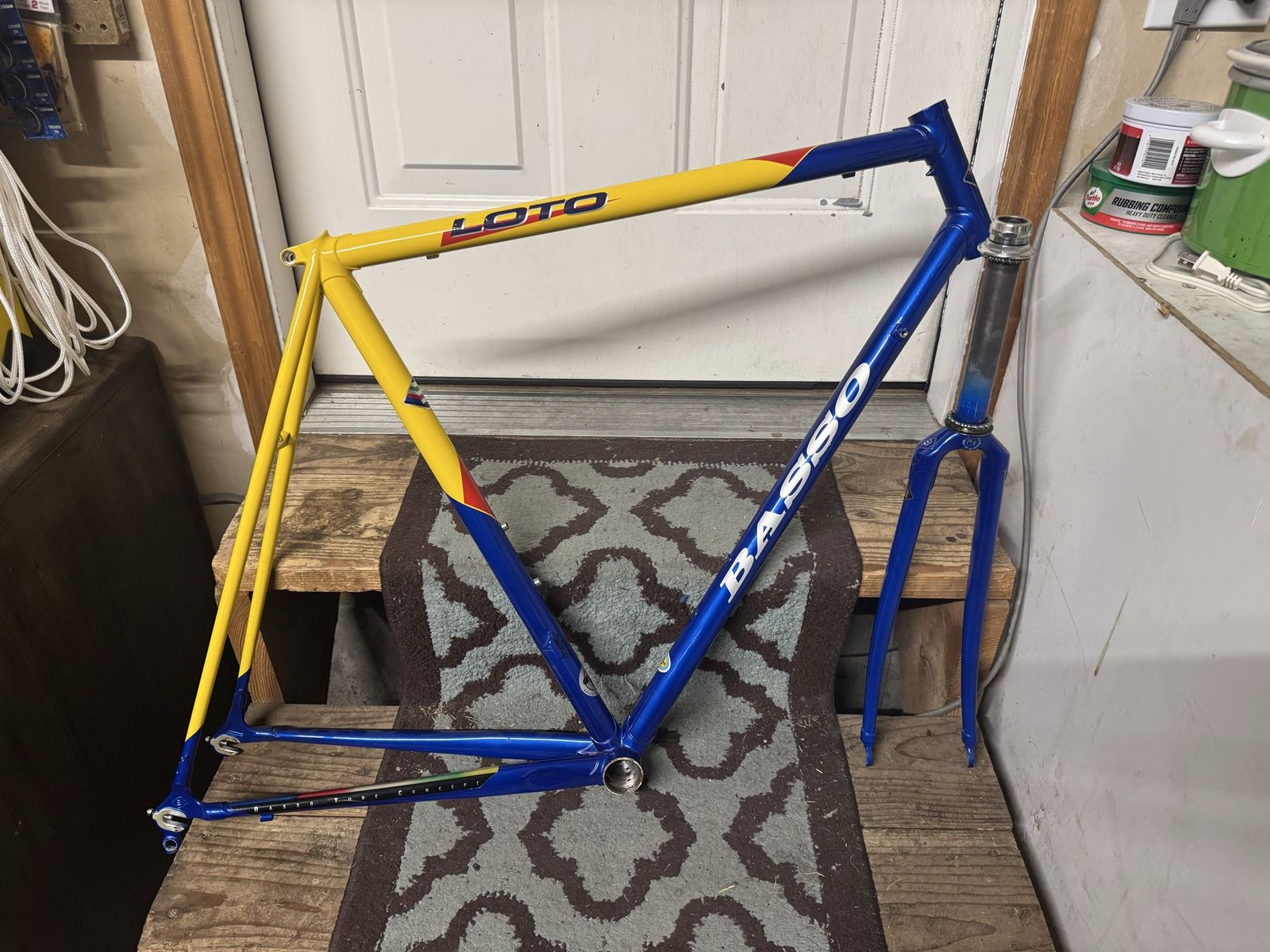 1997-1999 Basso Lotto Frameset 56cm