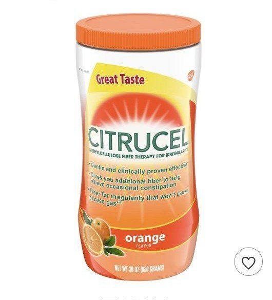 New! Citrucel Fiber Therapy Powder - Orange - 30oz