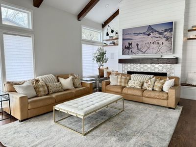 Italian Leather Sofa Set