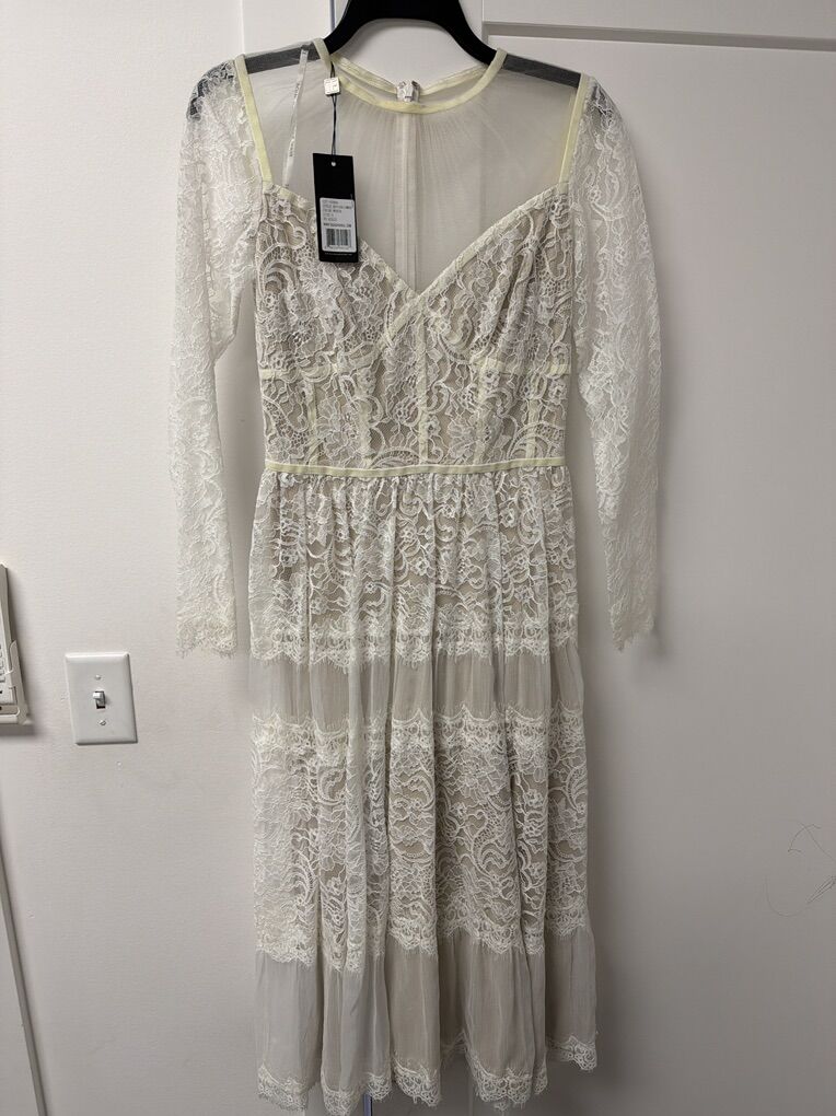 Tadashi Shoji Wedding Dress Size 4