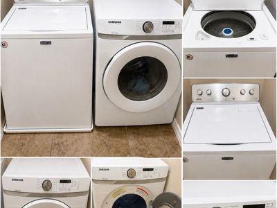 Maytag Washer & Samsung Dryer Set – $250 for Both