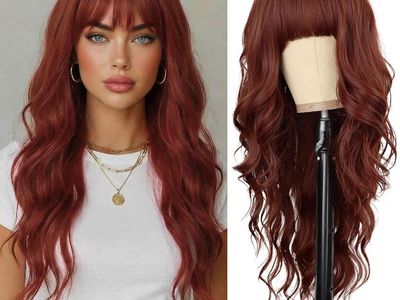 Long Auburn Wig 26"