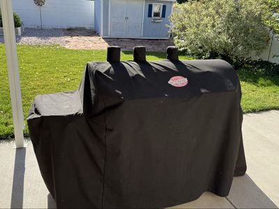 Char-Griller Professional LP Gas & Charcoal Grill with Cover