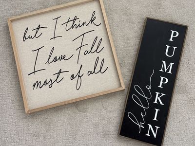 Fall Signs ($10 each)