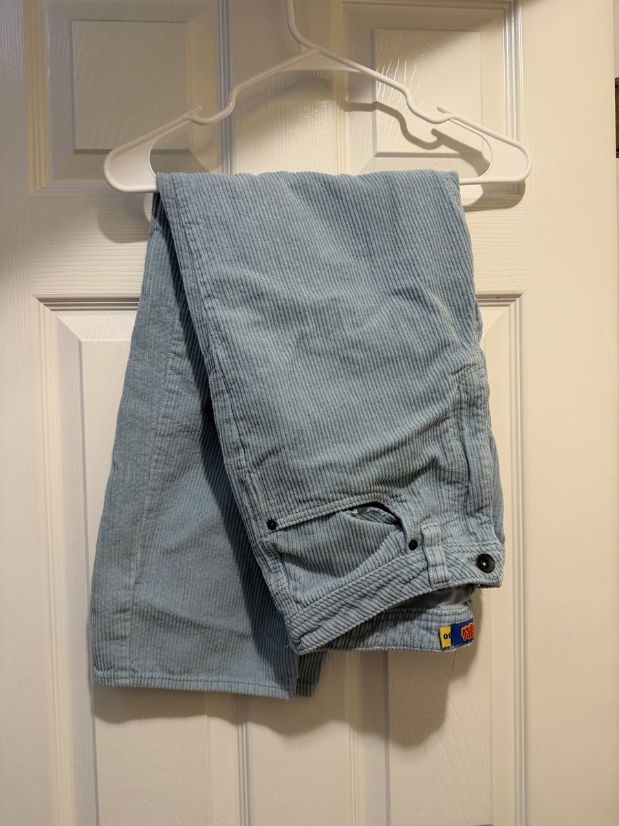 Light Blue Empyre Corduroy Pants - Casual, Comfortable Fit Size 30