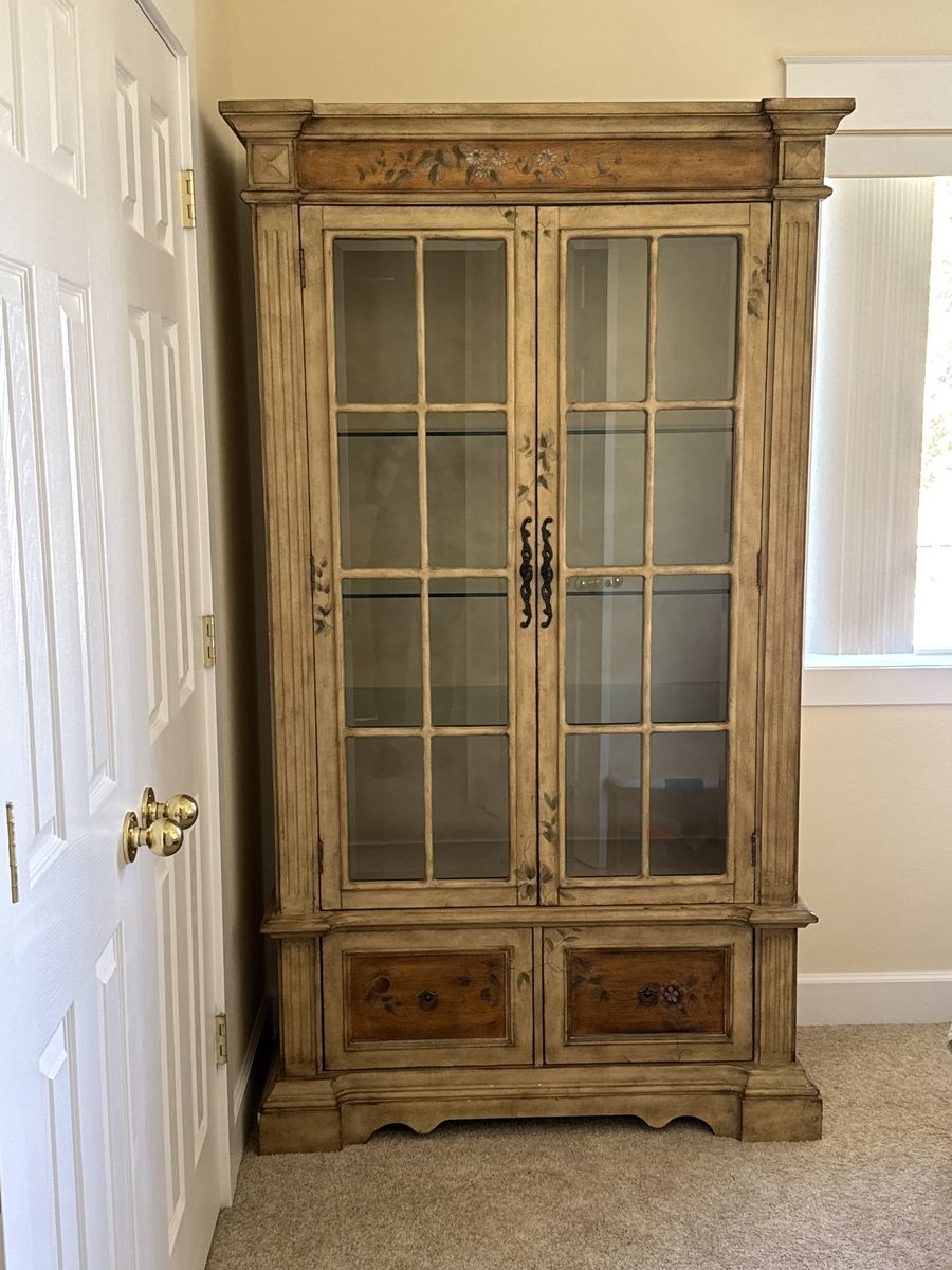 Beautiful Solid Wood Hutch for sale