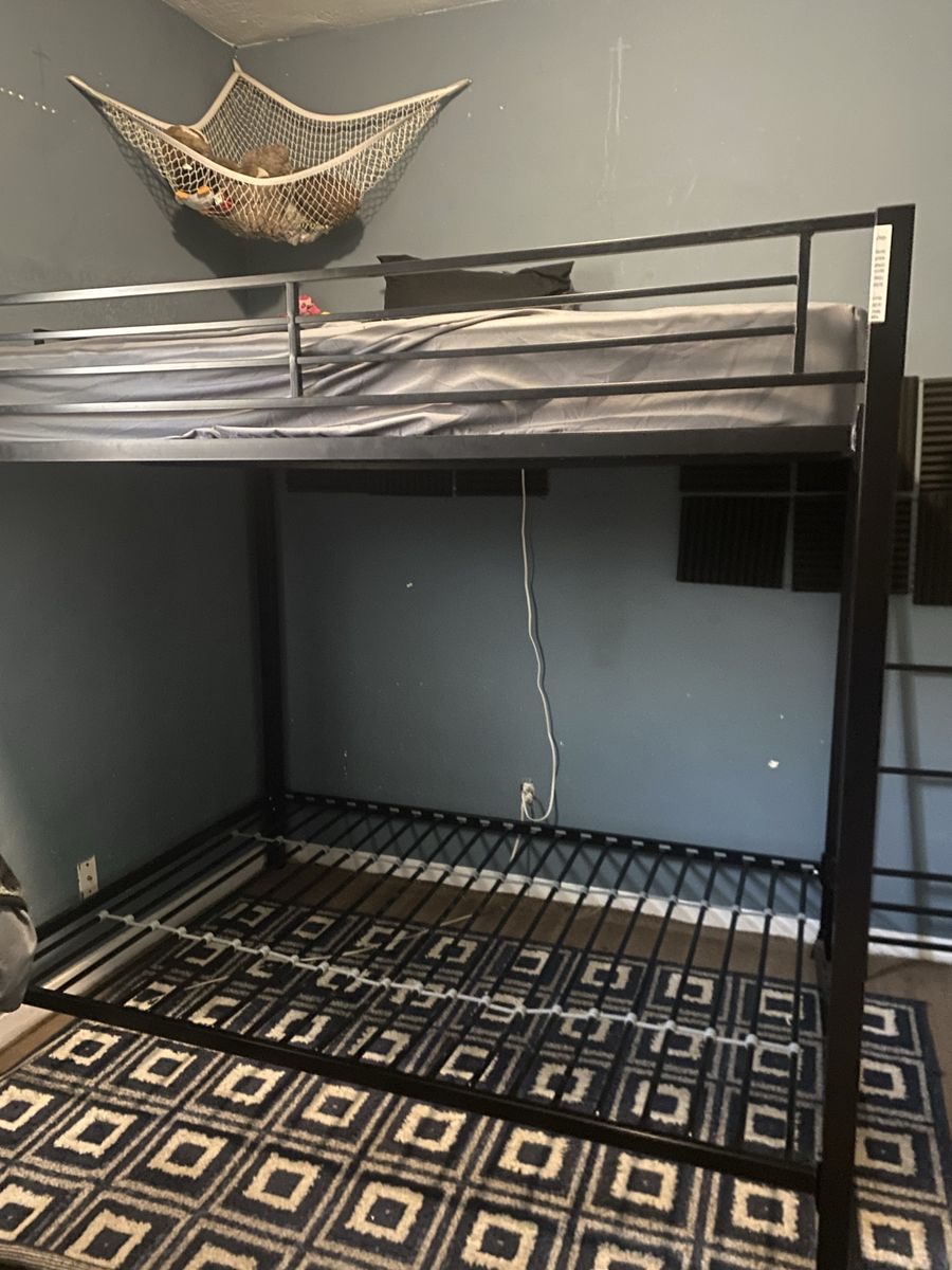 Full over full bunk bed frame