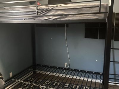 Full over full bunk bed frame