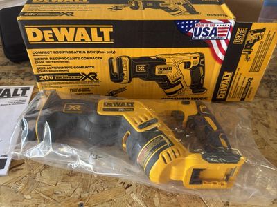 DeWalt 20V MAX XR Compact Reciprocating Saw (DCS367B) - NEW