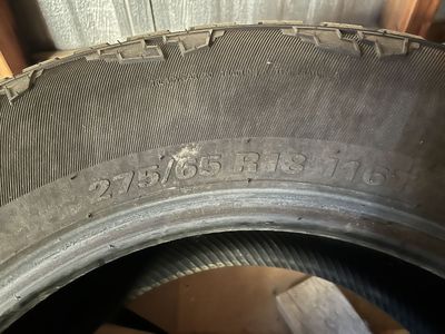 Cooper 275 65 R18 truck tires