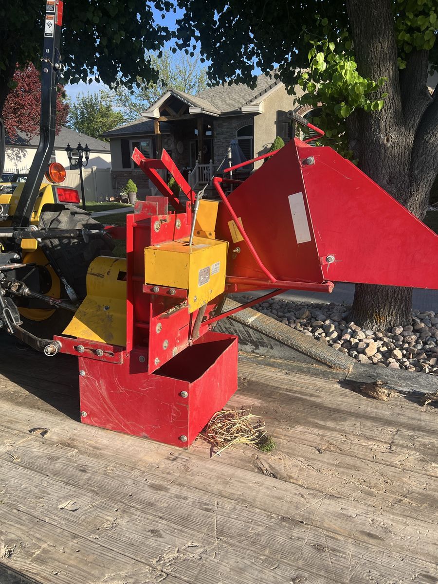 Wood chipper pto drive