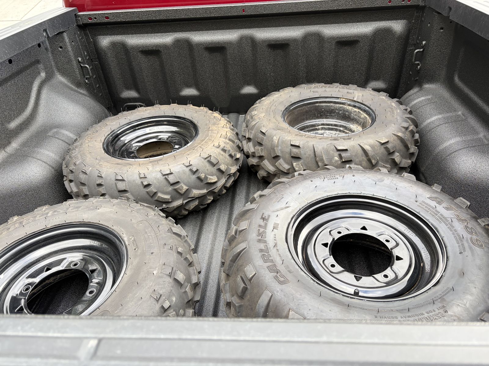 Polaris Sportsman 25x12 Tires And Wheels