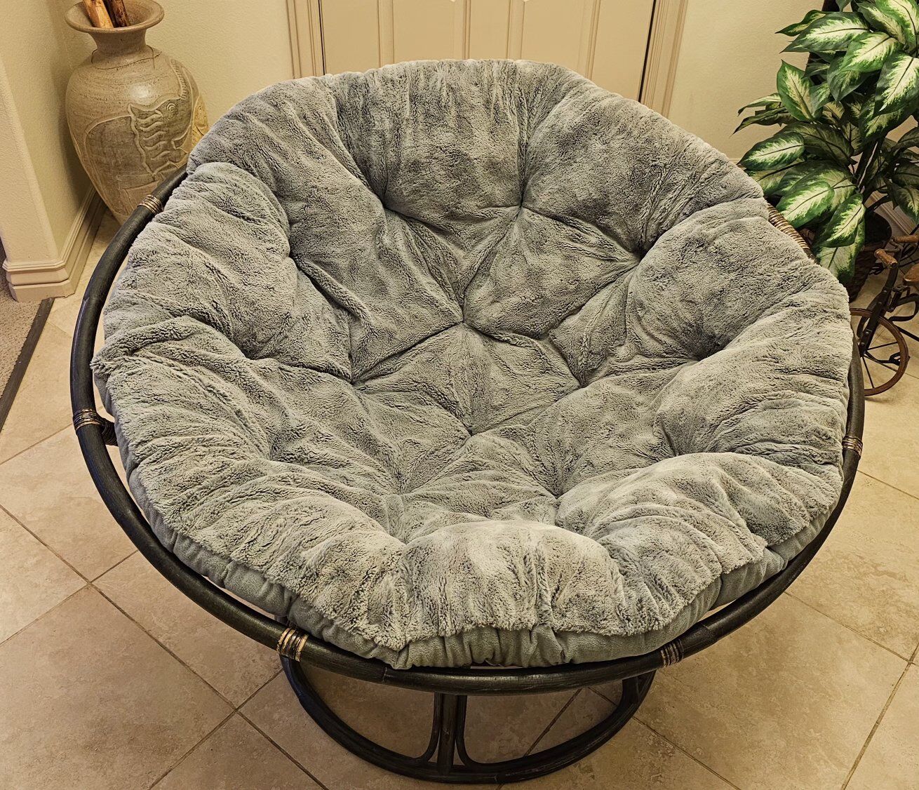 Papasan Chair Grey
