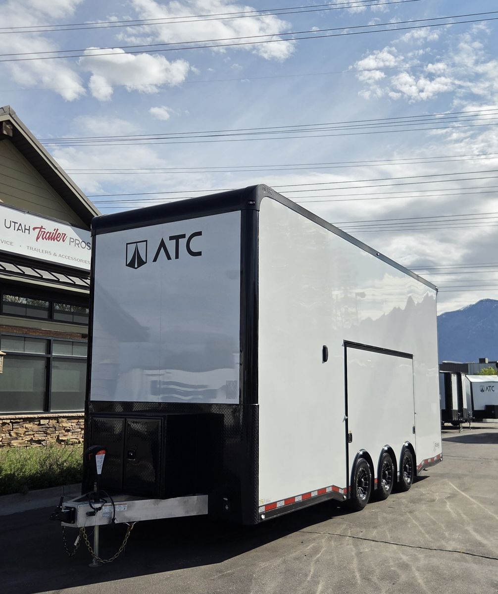 ATC Trailers 8x26 / 8.5x26 ATC 750 Stacker Car/Toy Hauler Enclosed Cargo All Aluminum