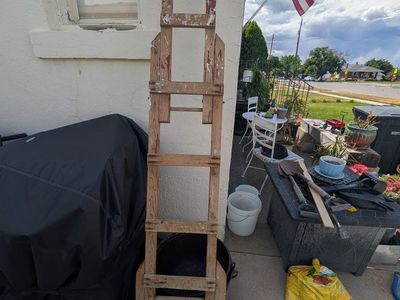 THE COOLEST ANTIQUE PAINTER'S LADDER! MUST SEE!!!