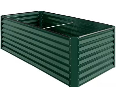 Dark Green Outdoor Garden Bed Planter