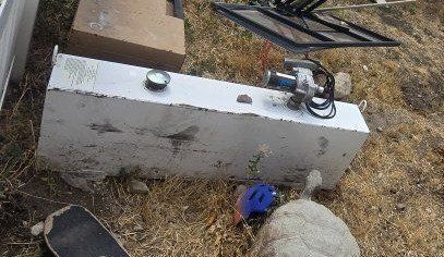 Fuel Transfer Tank with Pump , 45 gallon