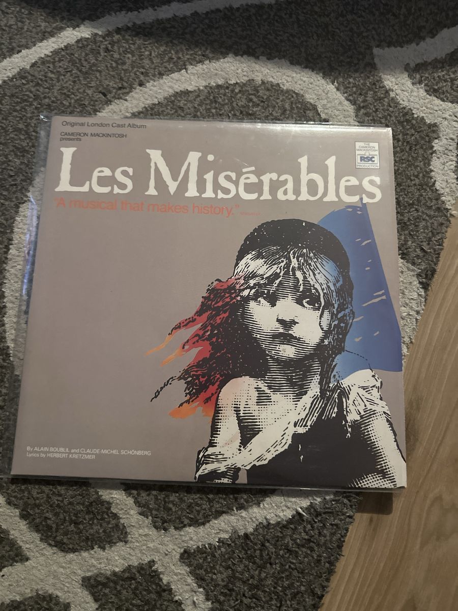 Les Misérables Original London Cast Album Vinyl Record
