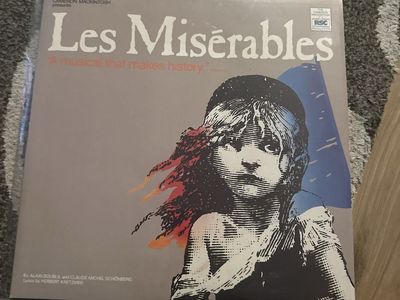 Les Misérables Original London Cast Album Vinyl Record