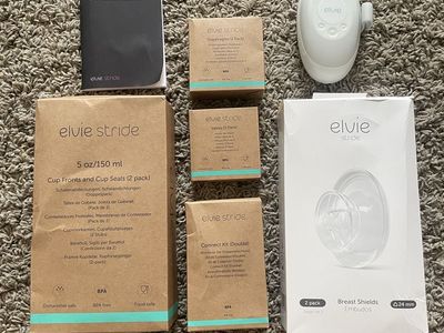 New Elvie Stride Hands-Free Electric Breast Pump Set