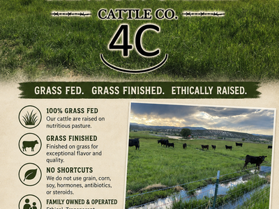 GRASS PASTURE FED- GRASS FINISHED BEEF