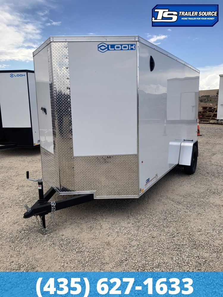 6x14 Look ST DLX Enclosed Cargo Trailer - 6'6" Interior - 3.5K GVWR - .080 PolyCor