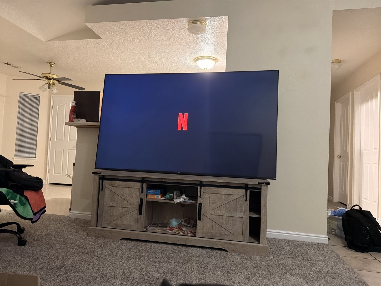 TCL 85-inch 4K UHD Roku Smart TV - Excellent Condition, Bright & Clear Picture